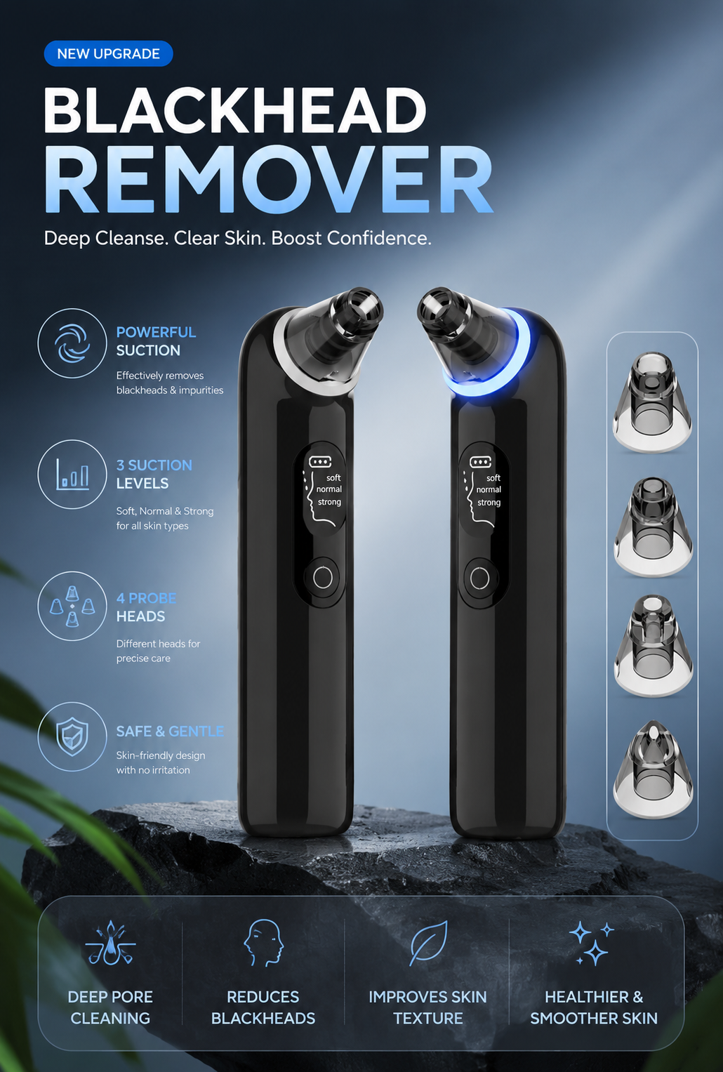 Electric Facial Pore Cleaner Vacuum Blackhead Remover