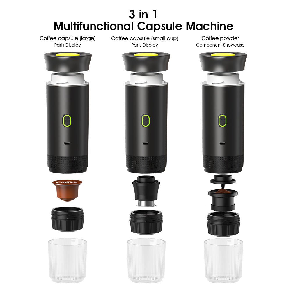 Portable Electric Espresso Coffee Machine with Pump Pressure